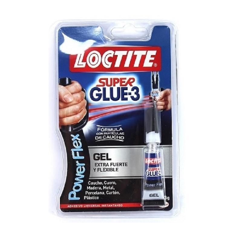 PEGAMENTO INSTANTANEO 3GR LOCTITE SUPER GLUE-3 POWER FLEX 2640067