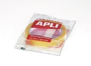 CINTA ADHESIVA 12X33M TRANSPARENTE 12UDS APLI (  11330  )