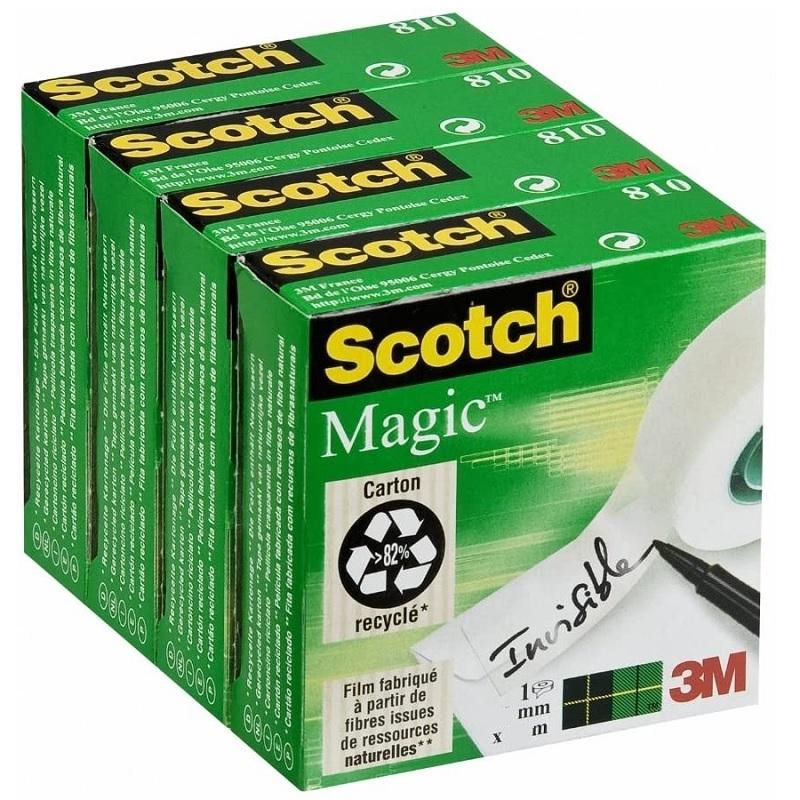 CINTA ADHESIVA SCOTCH MAGIC 19MMX66M