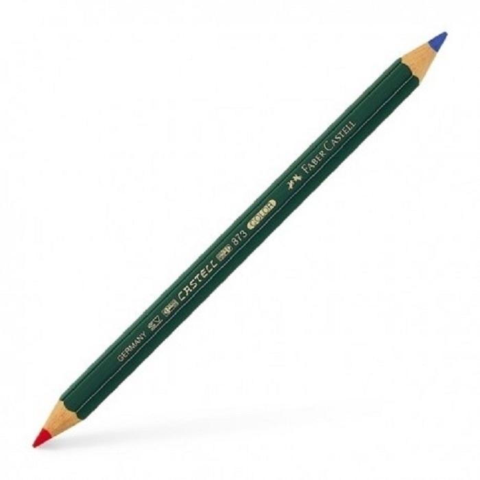 LAPIZ FABER CASTELL BICOLOR GRUESO BICOLOR AZUL/ROJO HEXAGONAL