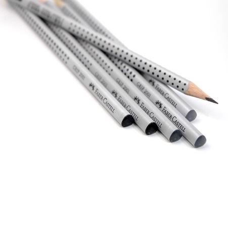 LAPIZ FABER-CASTELL GRAFITO GRIP GRADUACION HB ECO