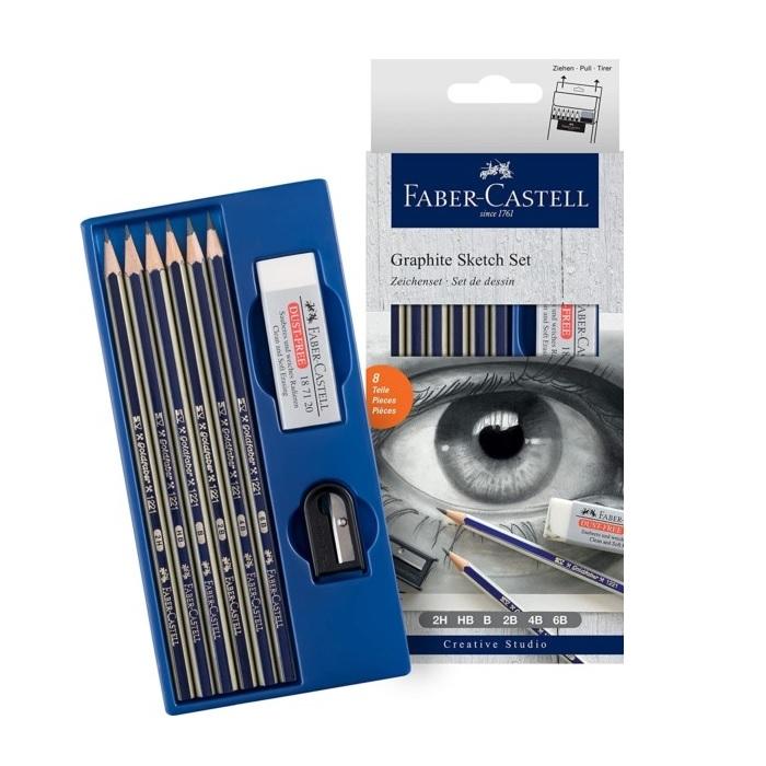 LAPICES  FABER-CASTELL GRAFITO CREATIVE STUDIO EST.8