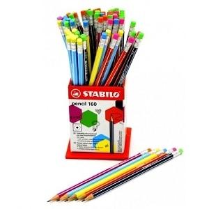 LAPIZ STABILO CON GOMA 160 RT HB ( 72 EXPOSITOR )
