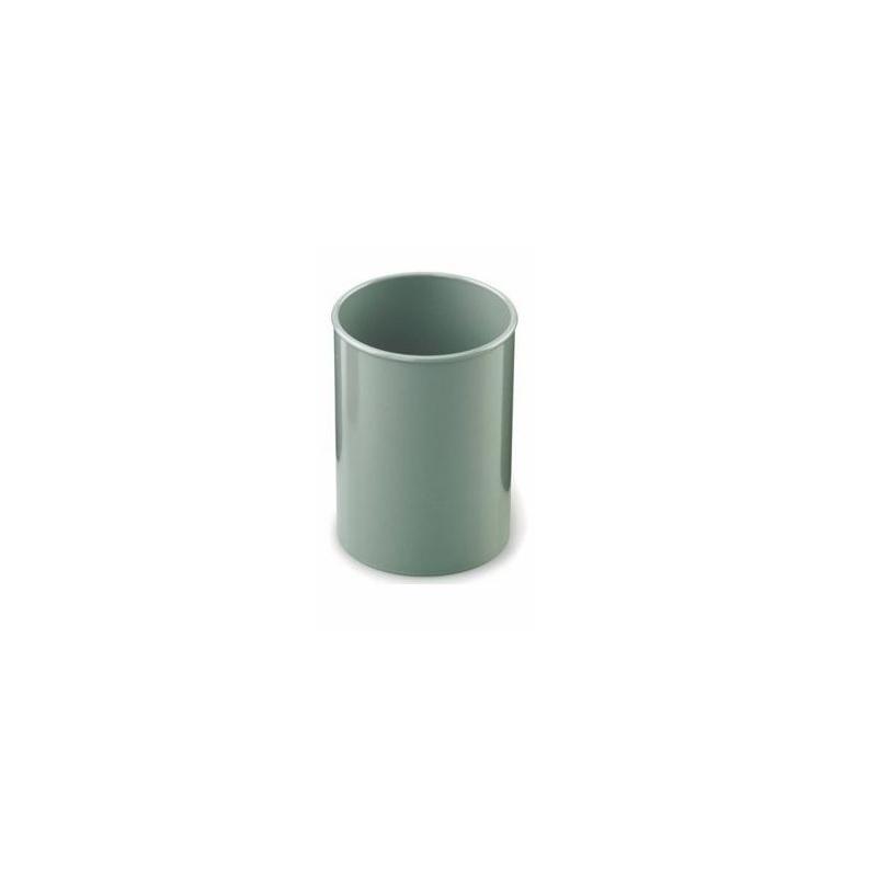 CUBILETE PORTALAPICES PLASTICO OPACO FAIBO GRIS