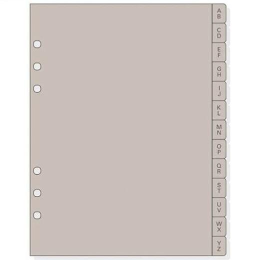 RECAMBIO ANUAL OPEN R564 INDICE A-Z PL/13 GRIS 500