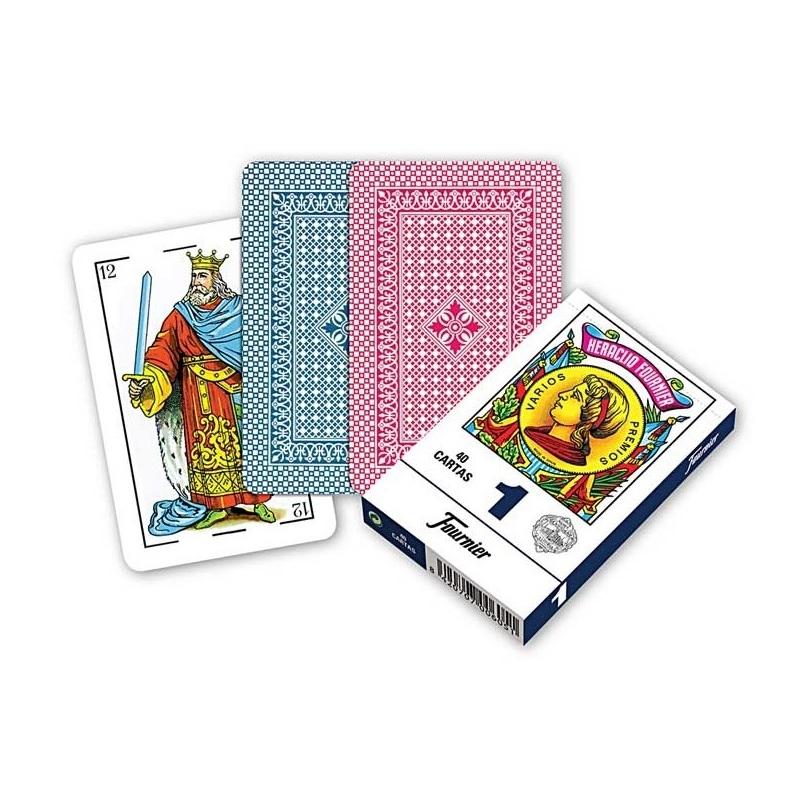 JUEGO DE CARTAS BARAJA ESPAÑOLA Nº1  40 CARTAS CAJA CARTON