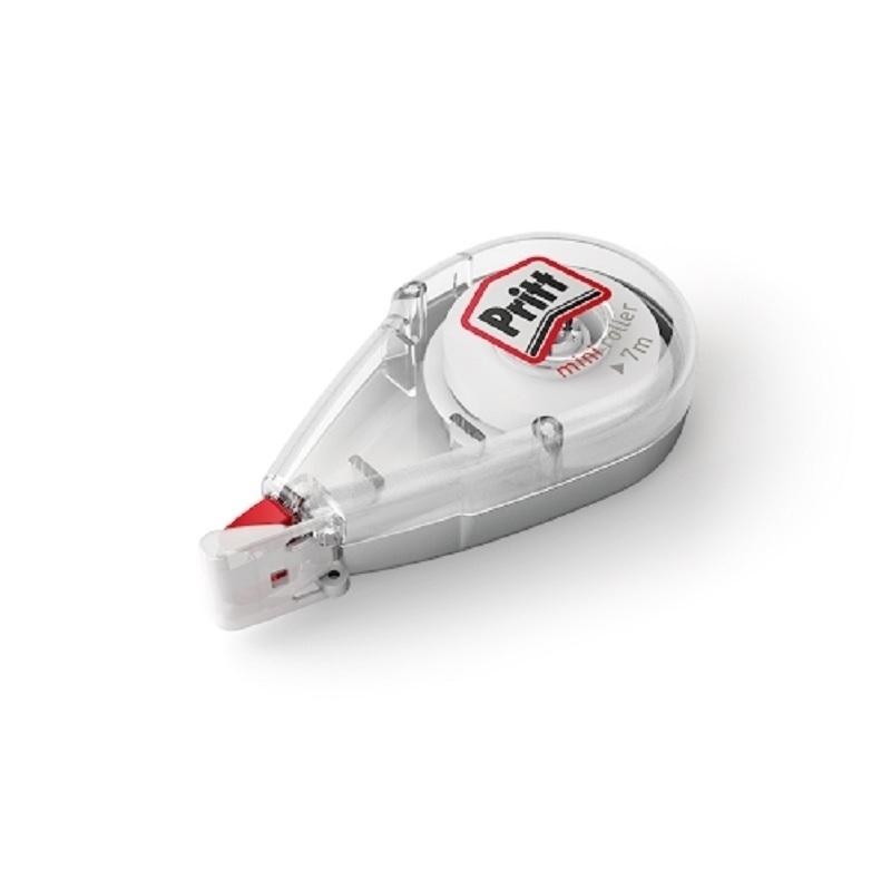 CINTA CORRECTORA MINI ROLLER 4.2MMX7M CUERPO TRANSLUCIDO PRITT