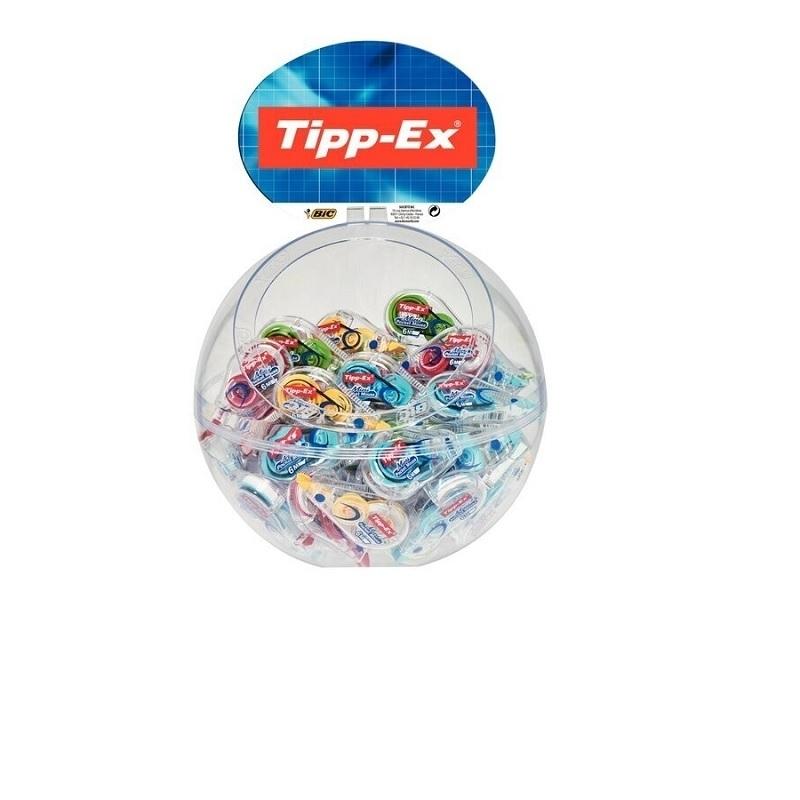 CINTA CORRECTORA TIPPEX MINI POCKET MOUSE FASH BUBBLE EXPOSITOR DE 40 UNIDADES