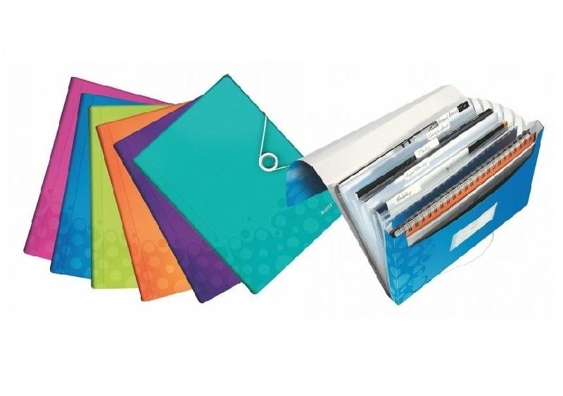 CARPETA CLASIFICADORA ACORDEON 6COMPARTIMENTOS WOW LEITZ
