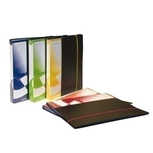 CARPETA DE 100 FUNDAS GRAFOPLAS PPP RIGIDO POLIURO FOLIO NEGRO