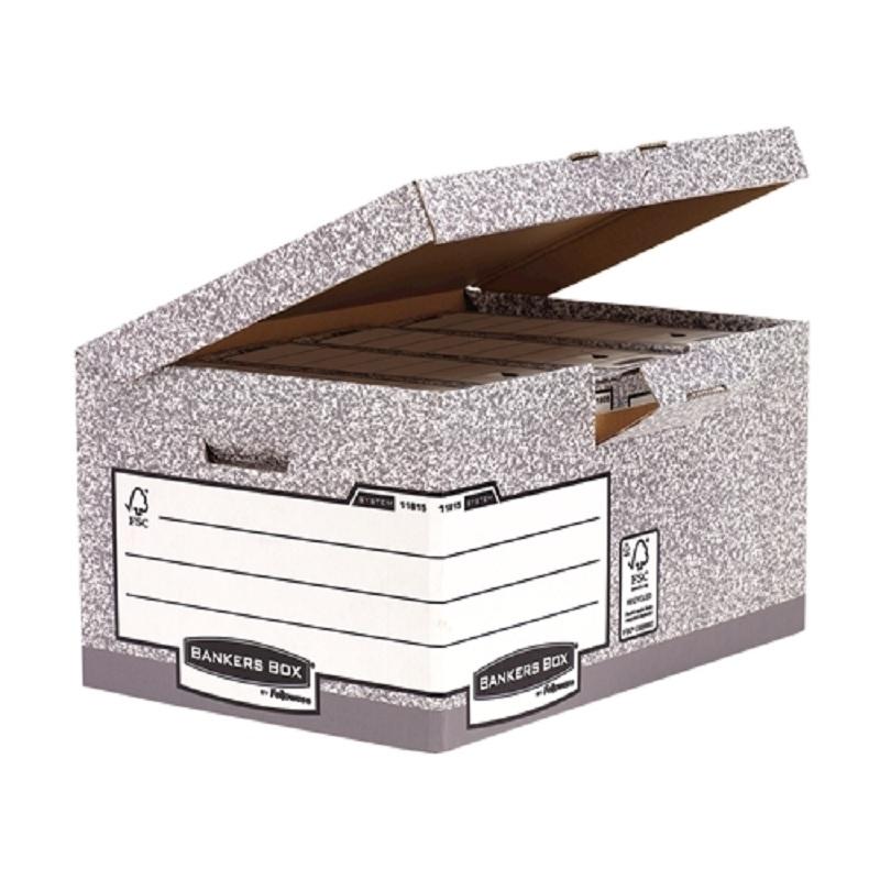 CAJA CONTENEDOR ESTANDARD R-KIVE CARTON TAPA FIJA FELLOWES