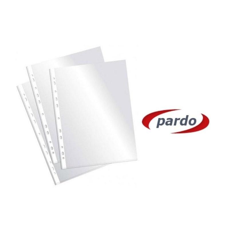 FUNDA MULTITALADRO PARDO PPP 90MICRAS PL.NJ. DINA4 16 TALADROS REFORZADOS PAQUETE DE 100