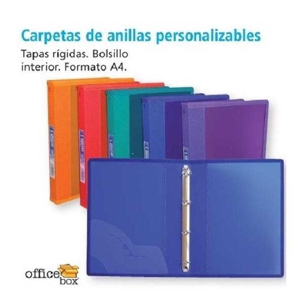 CARPETA  2 Y 4 ANILLAS 16MM Y 25MM DINA4 SUPRA