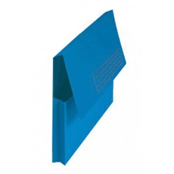 SUBCARPETA CON BOLSA FOLIO Y SOLAPA INTENSAS 320GR AZUL