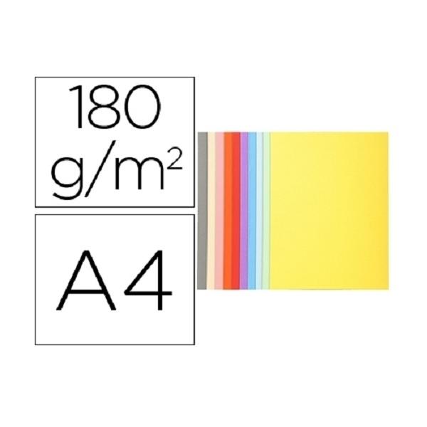 SUBCARPETA DINA4 EXACLAIR FOLDYNE COLORES 180GR PACK 100UDS