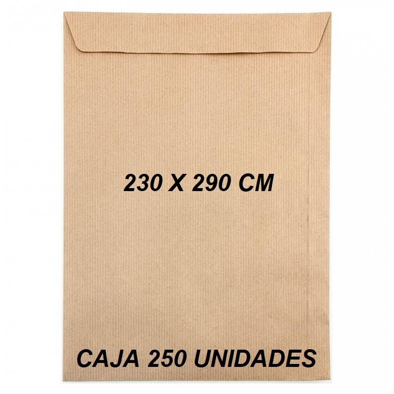 SOBRE BOLSA DE PAPEL 230X290 SEMANAL K11 CAJA 250 UNIDADES