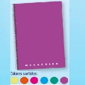 CUADERNO ESP DINA5 4X4 TDD 80H 60GR MONOCOLOR FOLDER