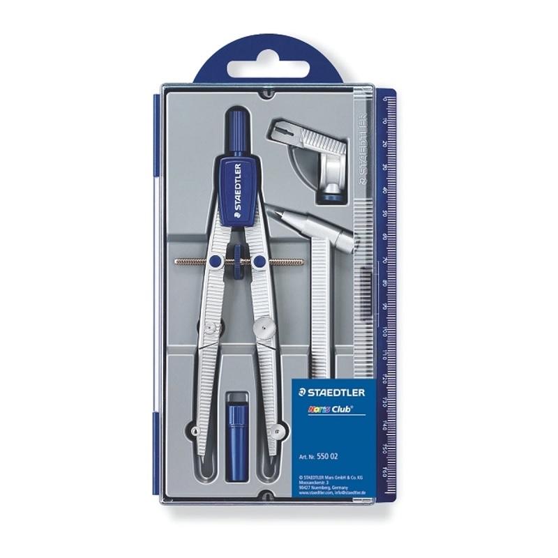 COMPAS STAEDTLER MICROMETRICO CON ALARGADERA NORIS CLUB 550 02