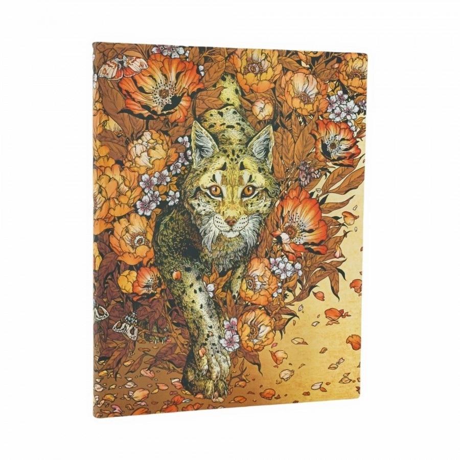 CUADERNO COSIDO PAPERBLANKS MIRADA DE LINCE TAPA FLEXI 144H LISA  180X230MM