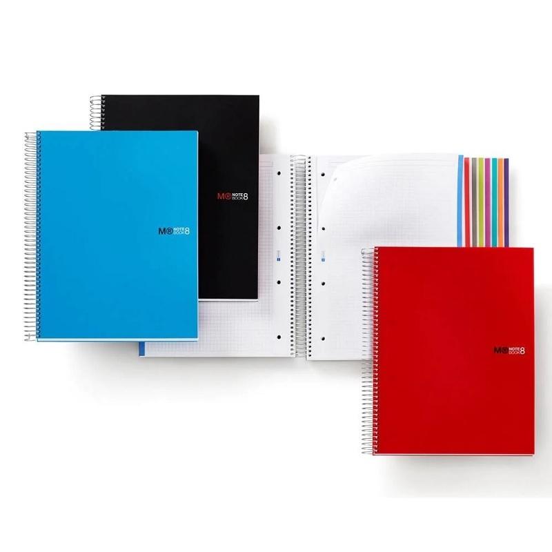 CUADERNO ESP DINA4 5X5 NB8 BANDAS 200HOJAS MIQUELRIUS