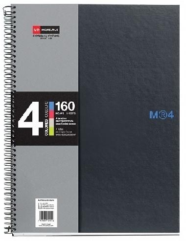 CUADERNO ESP DINA4 MICROPER 5X5 TDD 4 BANDA 160H MR