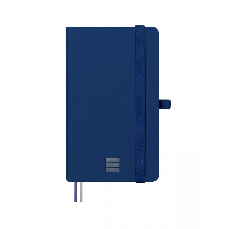 CUADERNO COSIDO NEXO TAPA DURA 9X15 CM LISO (AZUL)