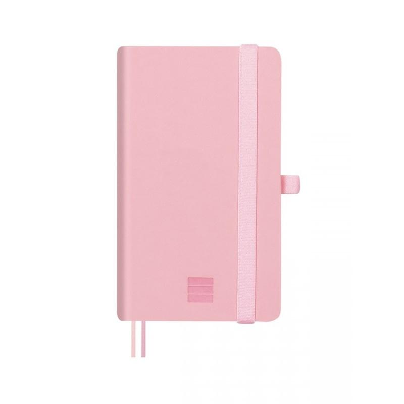 CUADERNO COSIDO NEXO TAPA DURA 9X15 CM LISO (ROSA)
