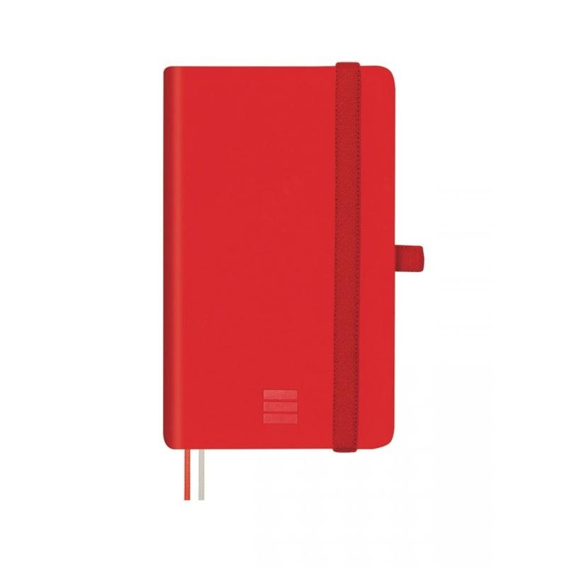 CUADERNO COSIDO NEXO TAPA DURA 9X15 CM DOTTED (ROJO)