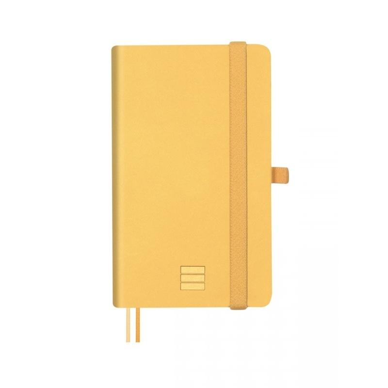 CUADERNO COSIDO NEXO TAPA DURA 9X15 CM RAYADO (CAMEL)