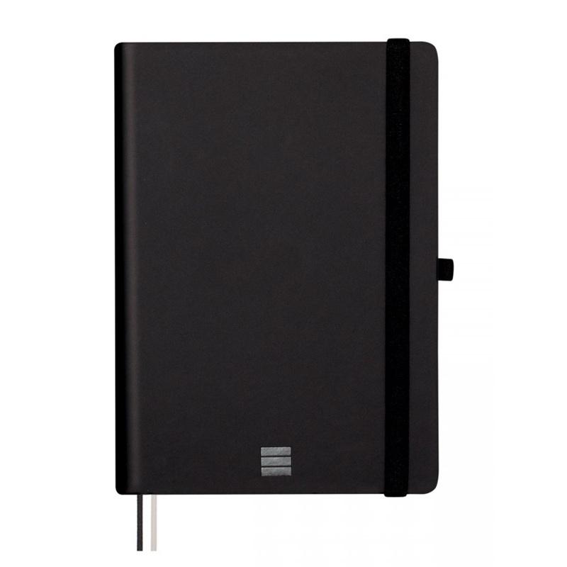 CUADERNO COSIDO NEXO TAPA DURA DINA5 14,8X21 CM RAYADO (NEGRO)