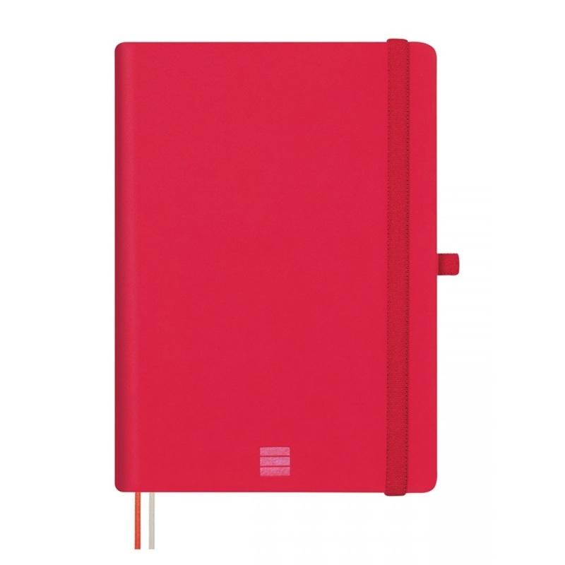 CUADERNO COSIDO NEXO TAPA DURA DINA5 14,8X21 CM RAYADO (ROJO)