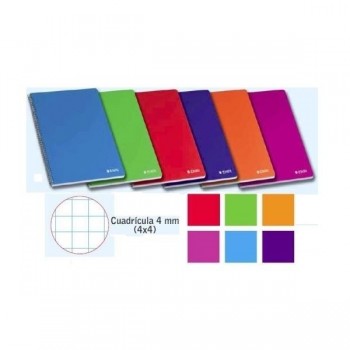 CUADERNO ESP FOLIO TDD 4X4 80H 60GR ENRI SURTIDO