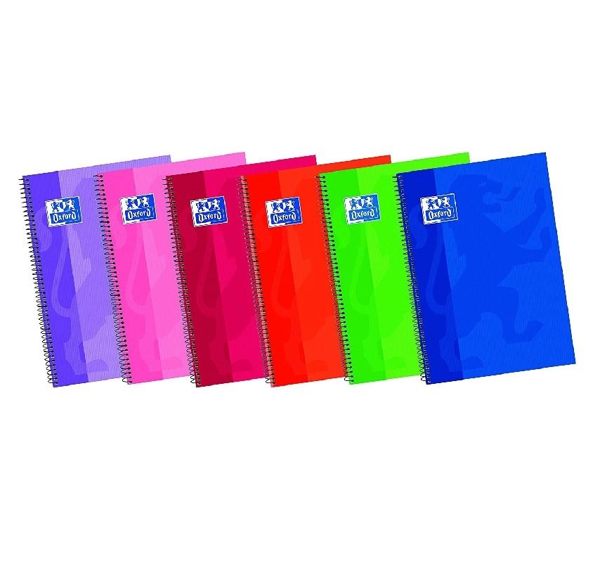 CUADERNO ESP DINA4 MICROPER 5X5 TDD 1 BANDA 80H 90GR TOUCH FUCSIA OXFORD 400075552