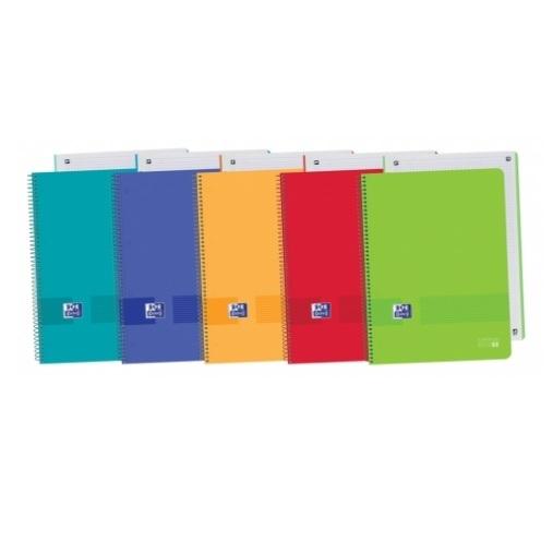 CUADERNO ESP DINA4 MICROPER 5X5 PPP 1 BANDA 80H OXFORD LIVE&GO MELOCOTON