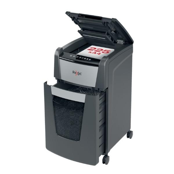 DESTRUCTORA REXEL OPTIMUM AUTO+ 225X (7/225HOJAS PARTIC.) NIVEL SEGUR 4 - PARTICULA 4X40MM  DEP.60L ALIMENTADOR AUTOMATICO DE 2