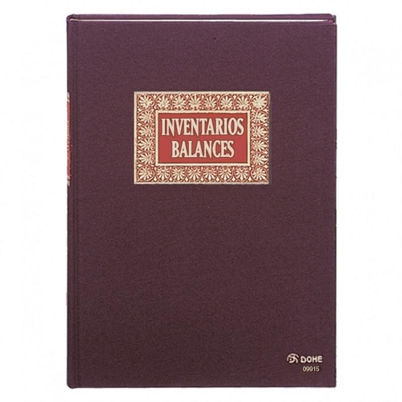 LIBRO DE CONTABILIDAD INVENTARIOS/BALANCES FOLIO NATURAL DOHE
