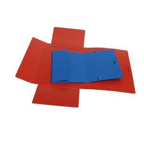 CARPETA DE GOMAS AZUL CON SOLAPAS FOLIO CARTON Nº 8   4833 31