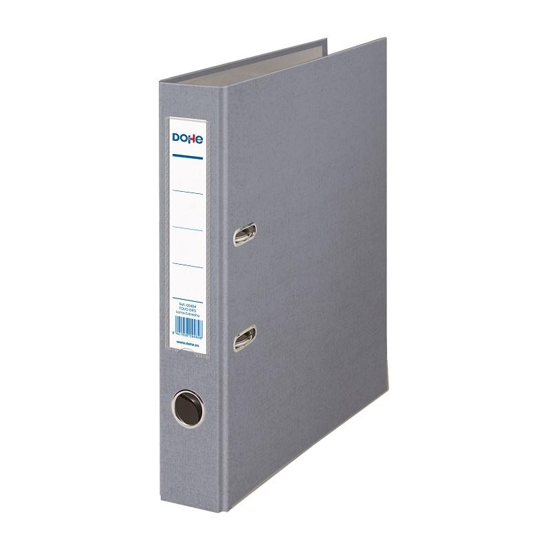 ARCHIVADOR DE PALANCA FOLIO LOMO ESTRECHO GRIS