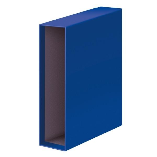 FUNDA CAJA PARA ARCHIVADOR DINA4 COLOR AZUL