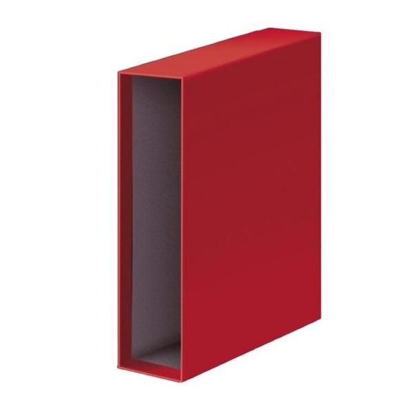 FUNDA CAJA PARA ARCHIVADOR FOLIO ROJO DOHE
