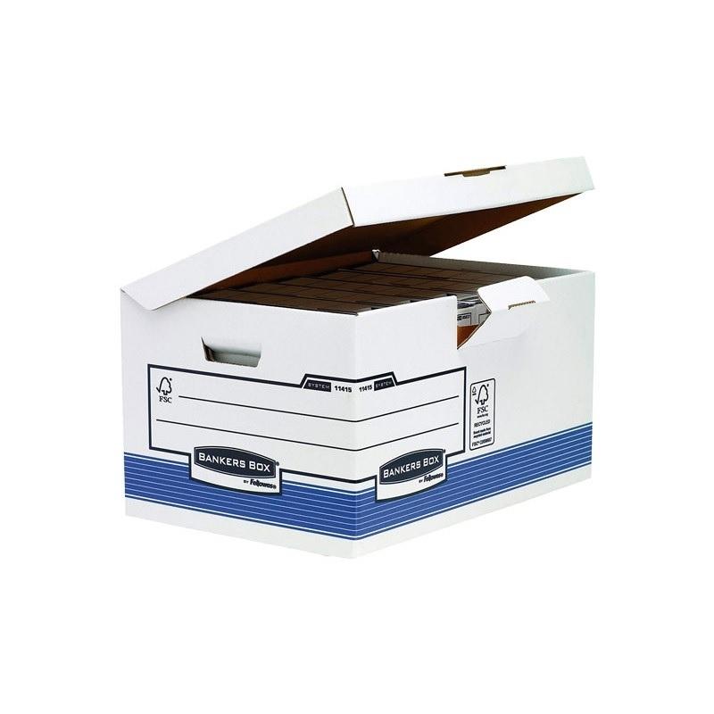 CONTENEDOR ARCHIVO MAXI AZUL TAPA FIJA 378X293X545 1141501