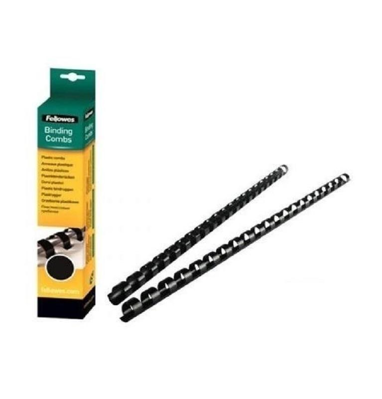 CANUTILLO PLASTICO FELLOWES NEGRO