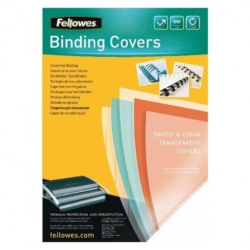 TAPAS DE ENCUADERNAR FELLOWES DINA4 1800MM PVC CRISTAL 100UDS