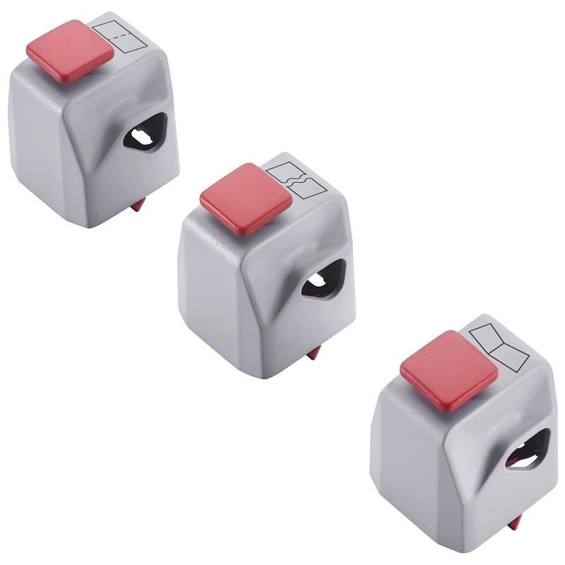 RECAMBIO CIZALLA CORTE CUTTER DAHLE 980 DE 3 CABEZALES ARTISTICOS (ONDULADO, MICROPERFORADO, BARBAS)