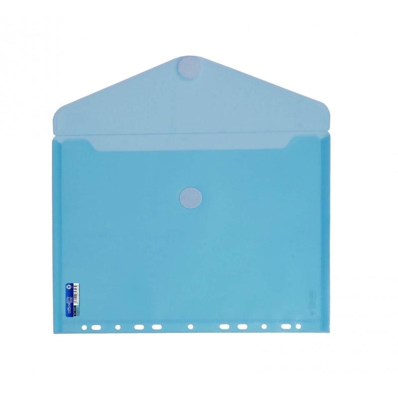 SOBRE CIERRE VELCRO DINA4 OFFICE BOX PP MULTITALADRO AZUL