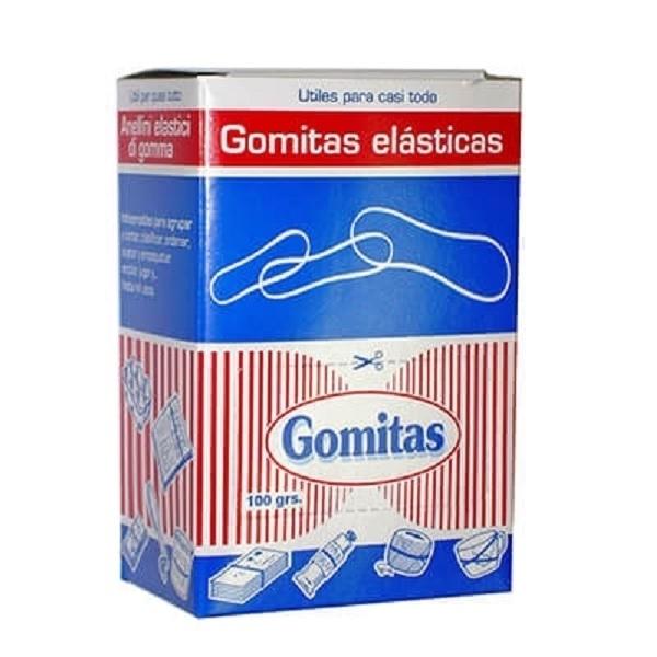 GOMAS ELASTICAS 100GR 5CM EN CAJA GOMILLAS NUM5