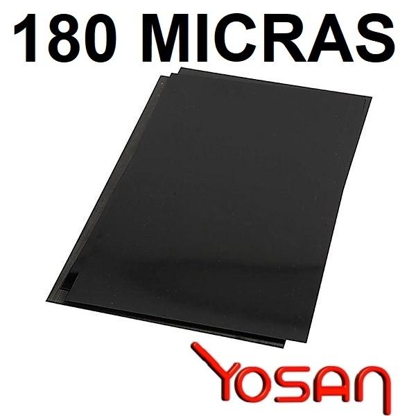 TAPAS DE ENCUADERNAR YOSAN DINA4 0,18MM PVC OP.NEGRO CAJA DE 100