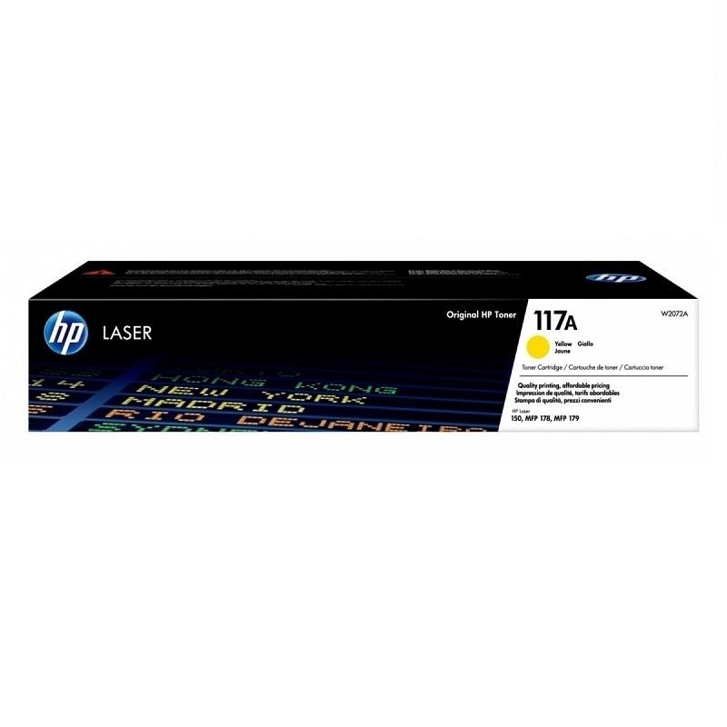 TONER ORIGINAL HP117A AMARILLO 150A,178,179FNW - 117A W2072A