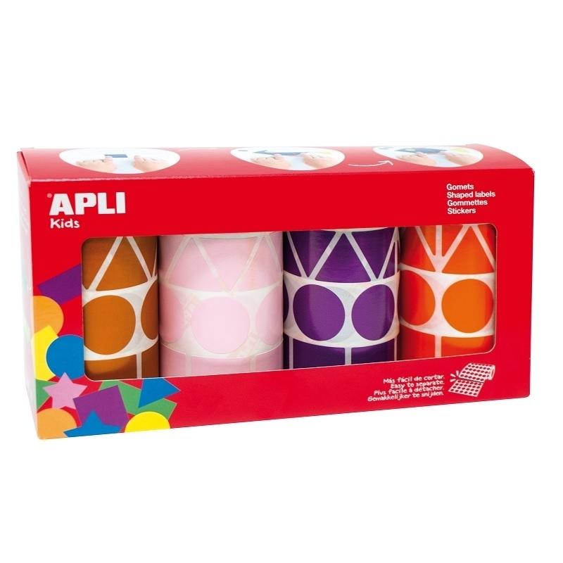 GOMETS XL  FIGURAS GEOMETRICAS PACK 4 ROLLO APLI (  11913  )