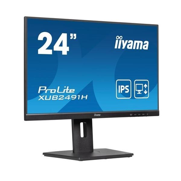 MONITOR IIYAMA 24", PANEL IPS, 100HZ, HDMI, DISPLAY PORTS. (NO ALTAVOCES). REGULABLE.